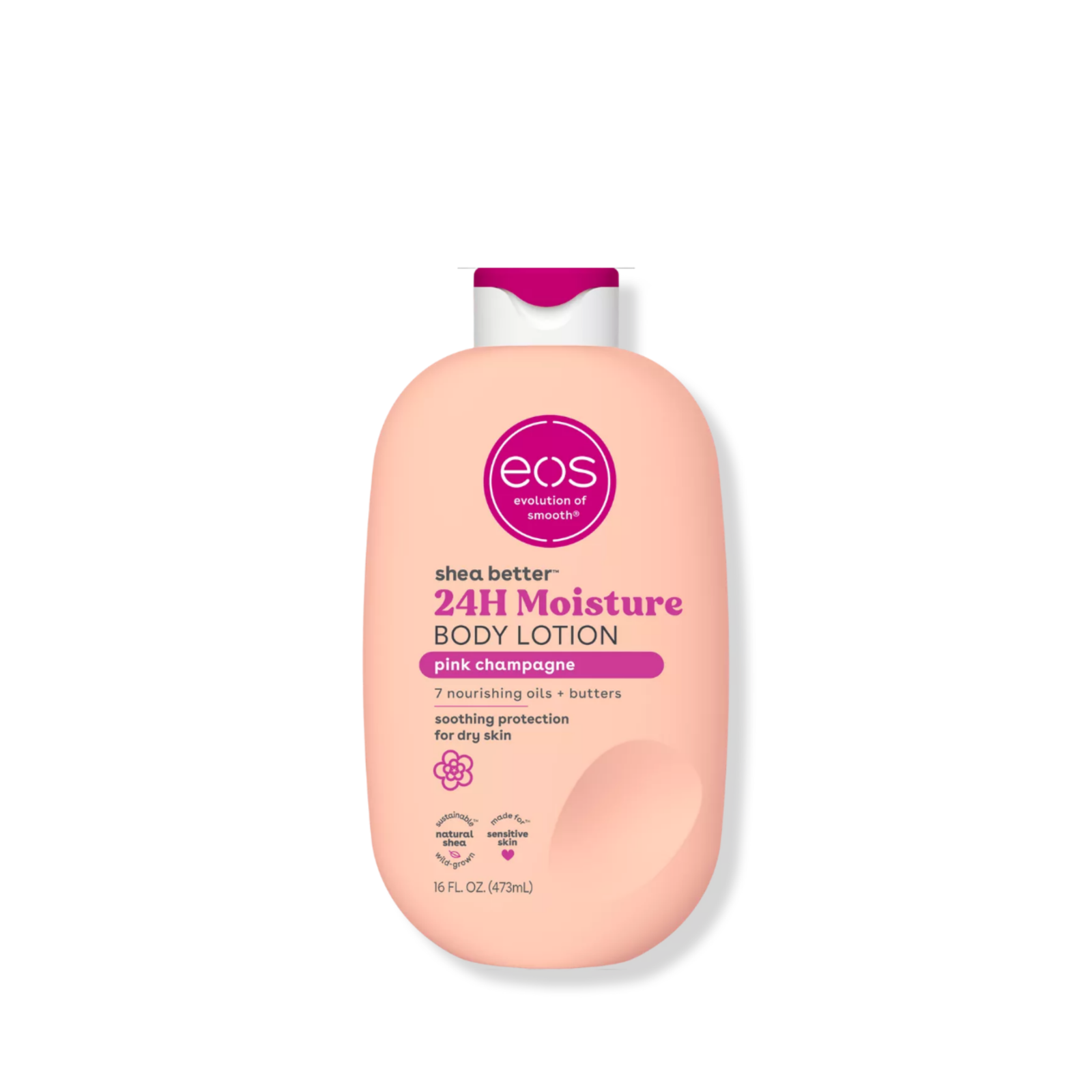 photo-output-1-25 EOS Shea Better 24H Moisture Body Lotion - Pink Champagne - 473ml – Image 1