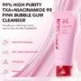 APRILSKIN TXA Niacinamide 99 Pore Care Pink Bubble Gum Deep Cleanser 120g – Image 3
